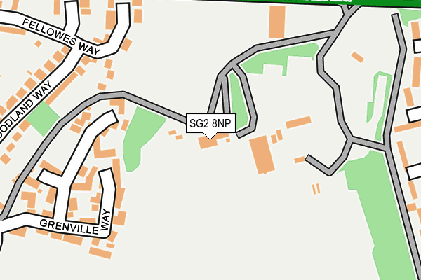 SG2 8NP map - OS OpenMap – Local (Ordnance Survey)