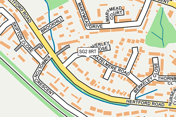 SG2 8RT map - OS OpenMap – Local (Ordnance Survey)