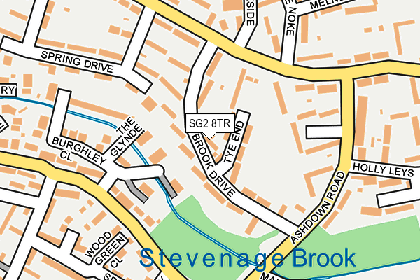 SG2 8TR map - OS OpenMap – Local (Ordnance Survey)