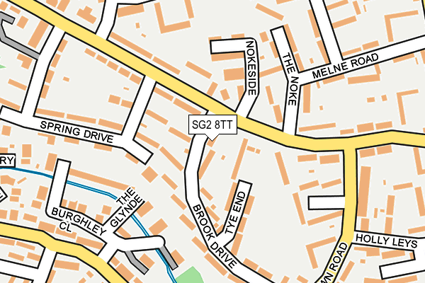SG2 8TT map - OS OpenMap – Local (Ordnance Survey)