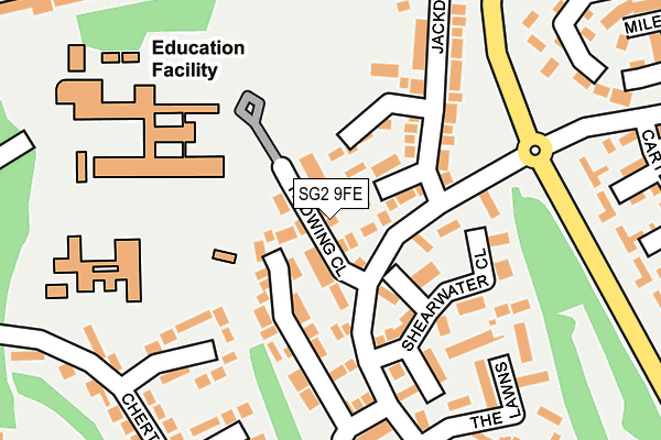 SG2 9FE map - OS OpenMap – Local (Ordnance Survey)