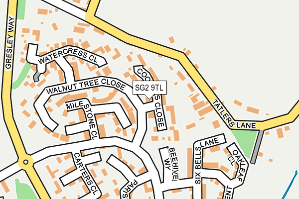 SG2 9TL map - OS OpenMap – Local (Ordnance Survey)