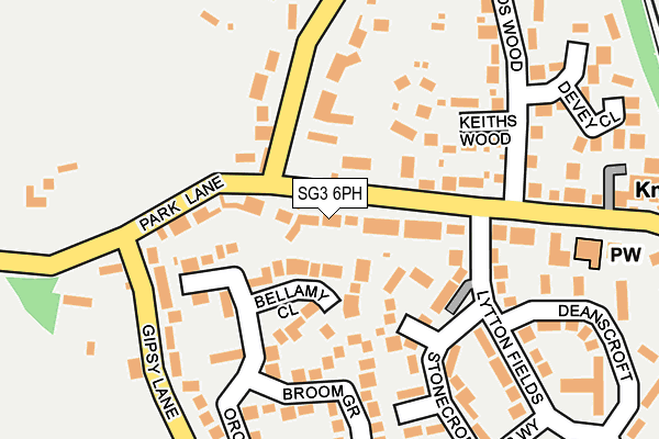 Map of IRP SERVICES LTD. at local scale