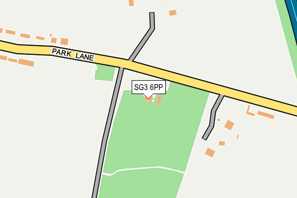SG3 6PP map - OS OpenMap – Local (Ordnance Survey)