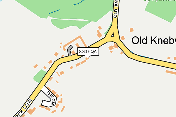 SG3 6QA map - OS OpenMap – Local (Ordnance Survey)