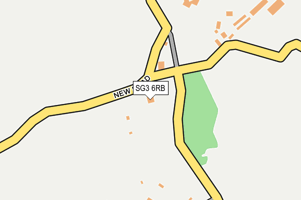 SG3 6RB map - OS OpenMap – Local (Ordnance Survey)