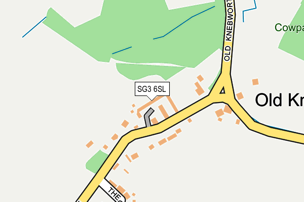 SG3 6SL map - OS OpenMap – Local (Ordnance Survey)