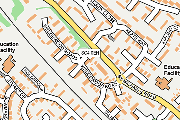 SG4 0EH map - OS OpenMap – Local (Ordnance Survey)