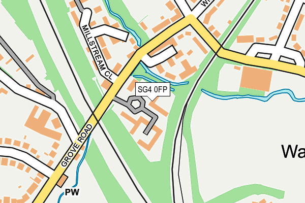 SG4 0FP map - OS OpenMap – Local (Ordnance Survey)