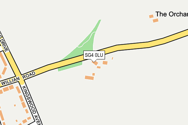 SG4 0LU map - OS OpenMap – Local (Ordnance Survey)