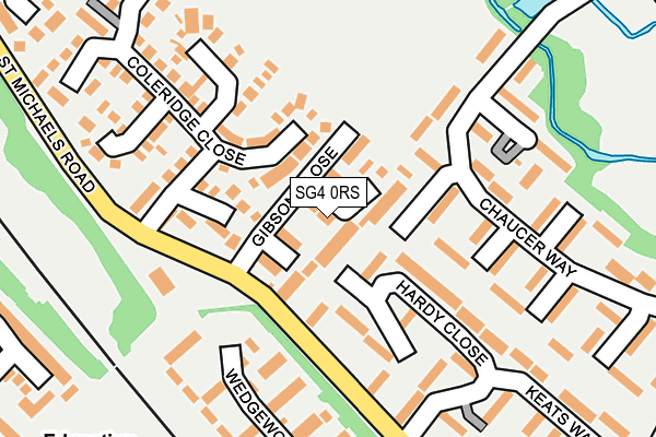 SG4 0RS map - OS OpenMap – Local (Ordnance Survey)