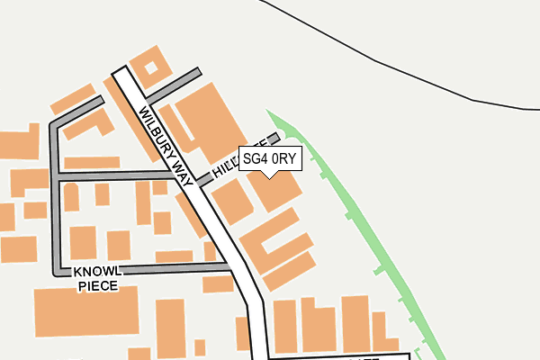 SG4 0RY map - OS OpenMap – Local (Ordnance Survey)