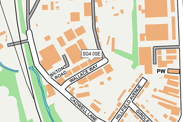 SG4 0SE map - OS OpenMap – Local (Ordnance Survey)