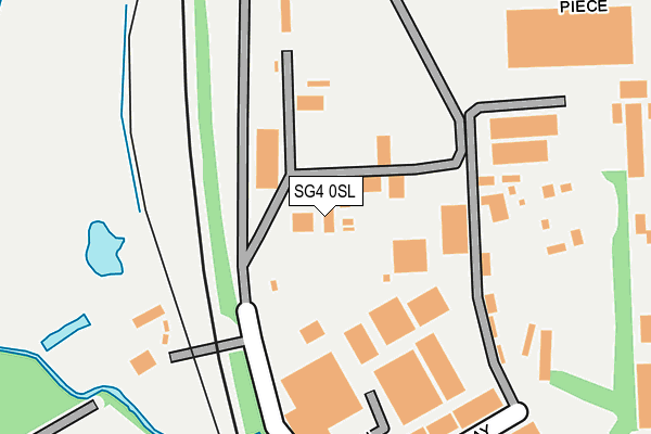 SG4 0SL map - OS OpenMap – Local (Ordnance Survey)