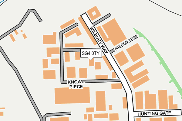 SG4 0TY map - OS OpenMap – Local (Ordnance Survey)