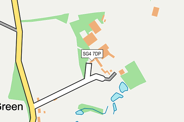 SG4 7DP map - OS OpenMap – Local (Ordnance Survey)
