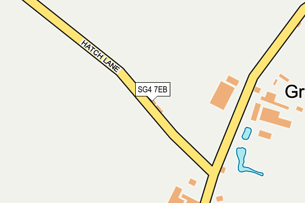 SG4 7EB map - OS OpenMap – Local (Ordnance Survey)