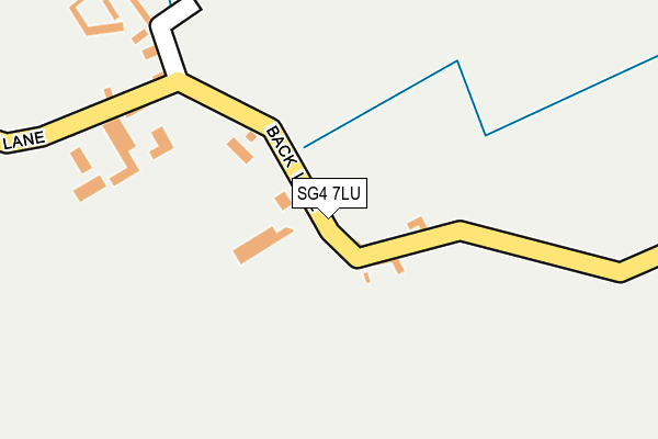 SG4 7LU map - OS OpenMap – Local (Ordnance Survey)