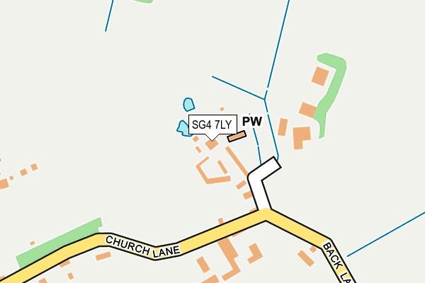 SG4 7LY map - OS OpenMap – Local (Ordnance Survey)