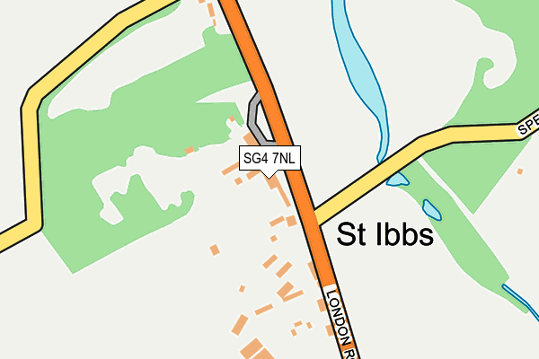 SG4 7NL map - OS OpenMap – Local (Ordnance Survey)