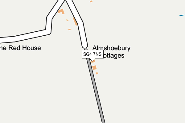 SG4 7NS map - OS OpenMap – Local (Ordnance Survey)