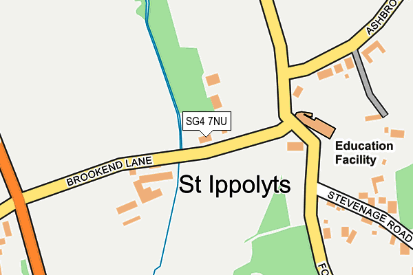 SG4 7NU map - OS OpenMap – Local (Ordnance Survey)