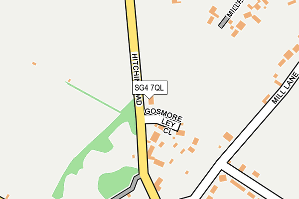 SG4 7QL map - OS OpenMap – Local (Ordnance Survey)