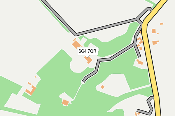 SG4 7QR map - OS OpenMap – Local (Ordnance Survey)