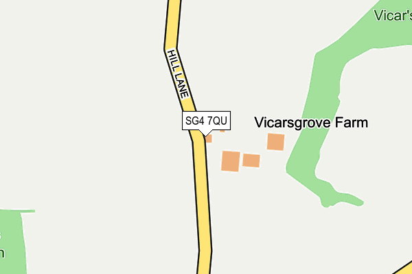 SG4 7QU map - OS OpenMap – Local (Ordnance Survey)