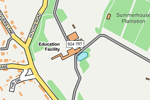 SG4 7RT map - OS OpenMap – Local (Ordnance Survey)