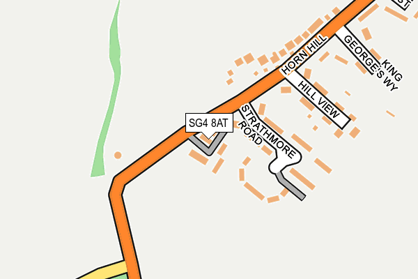SG4 8AT map - OS OpenMap – Local (Ordnance Survey)