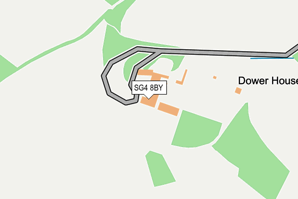 SG4 8BY map - OS OpenMap – Local (Ordnance Survey)