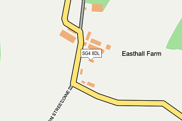 SG4 8DL map - OS OpenMap – Local (Ordnance Survey)