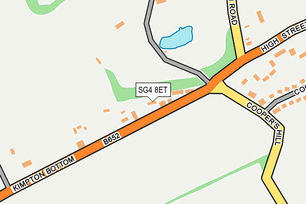 SG4 8ET map - OS OpenMap – Local (Ordnance Survey)