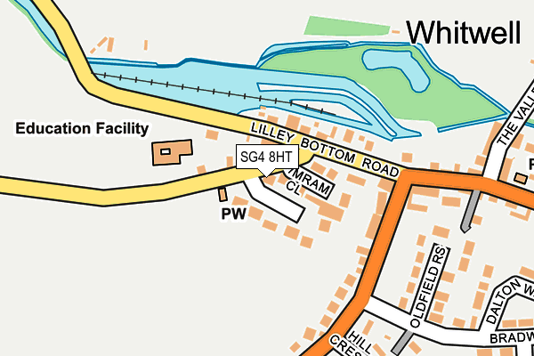 SG4 8HT map - OS OpenMap – Local (Ordnance Survey)