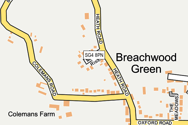 SG4 8PN map - OS OpenMap – Local (Ordnance Survey)