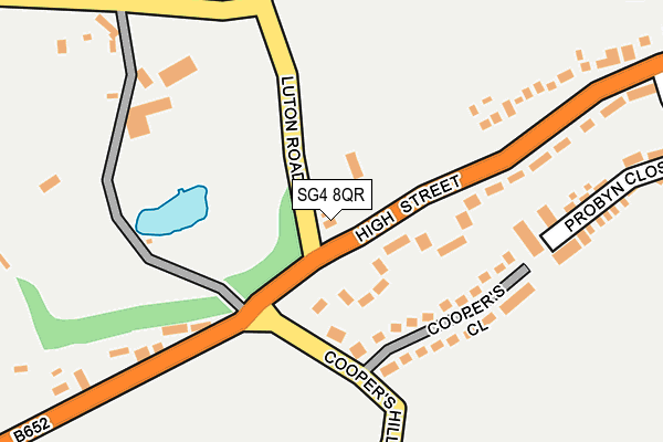 SG4 8QR map - OS OpenMap – Local (Ordnance Survey)