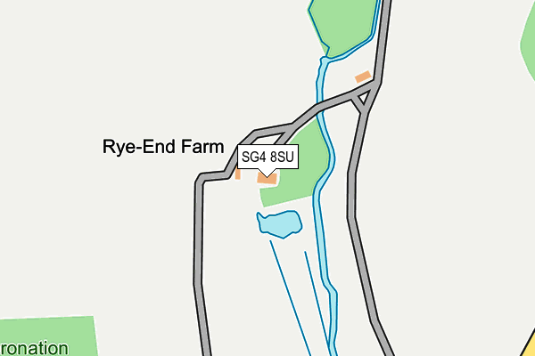 SG4 8SU map - OS OpenMap – Local (Ordnance Survey)