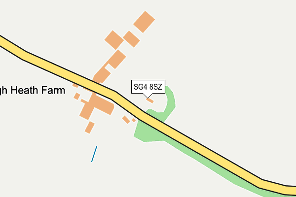SG4 8SZ map - OS OpenMap – Local (Ordnance Survey)