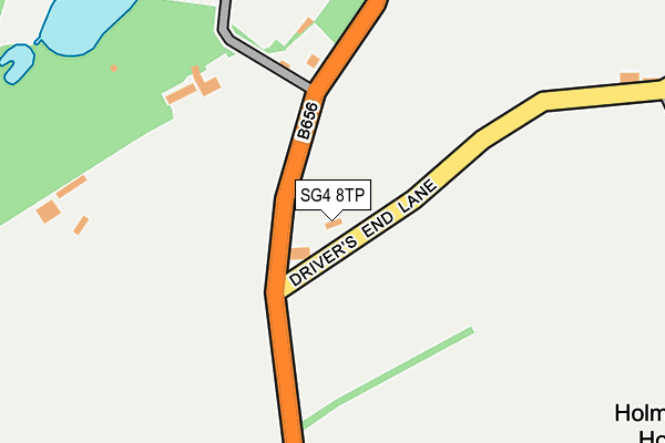 SG4 8TP map - OS OpenMap – Local (Ordnance Survey)