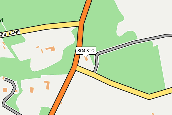 SG4 8TQ map - OS OpenMap – Local (Ordnance Survey)