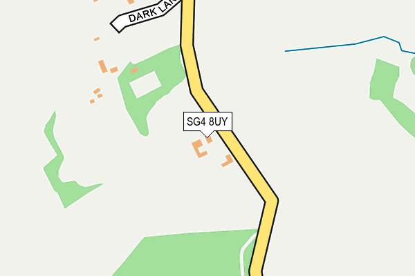 SG4 8UY map - OS OpenMap – Local (Ordnance Survey)