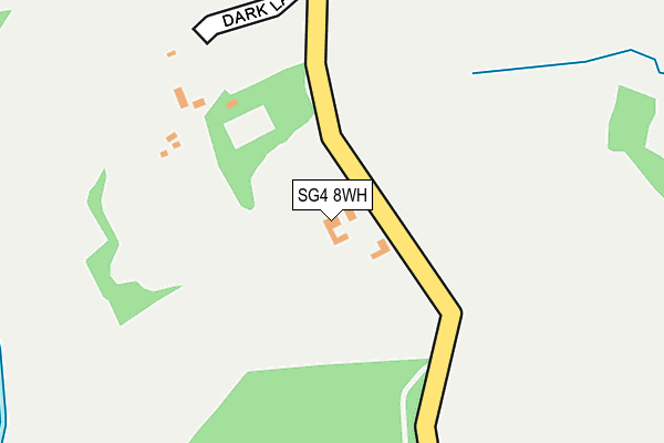 SG4 8WH map - OS OpenMap – Local (Ordnance Survey)