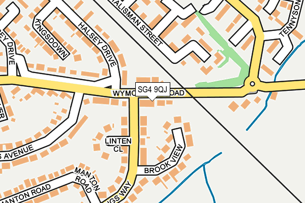 SG4 9QJ map - OS OpenMap – Local (Ordnance Survey)