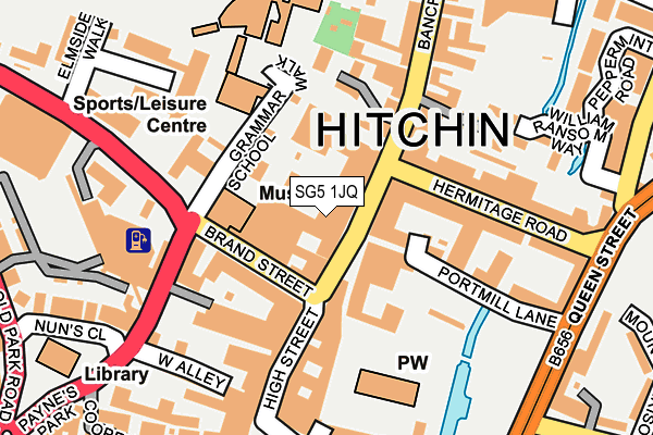 Map of TUTOR DOCTOR HITCHIN & STEVENAGE LIMITED at local scale
