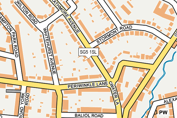 SG5 1SL map - OS OpenMap – Local (Ordnance Survey)