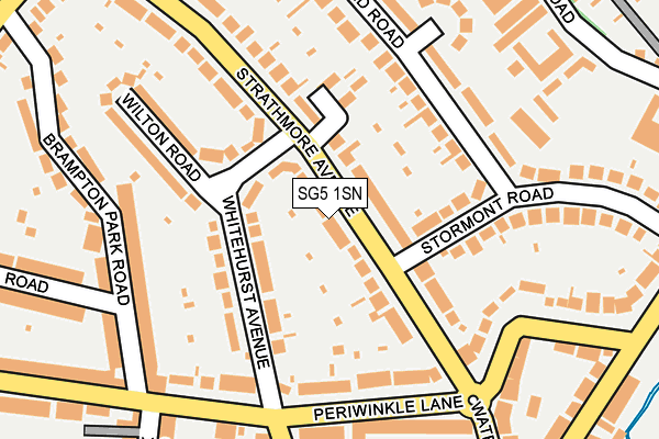 SG5 1SN map - OS OpenMap – Local (Ordnance Survey)