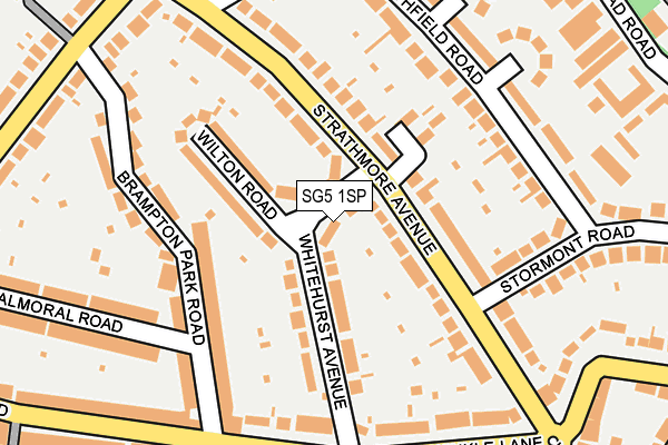 SG5 1SP map - OS OpenMap – Local (Ordnance Survey)