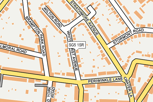 SG5 1SR map - OS OpenMap – Local (Ordnance Survey)