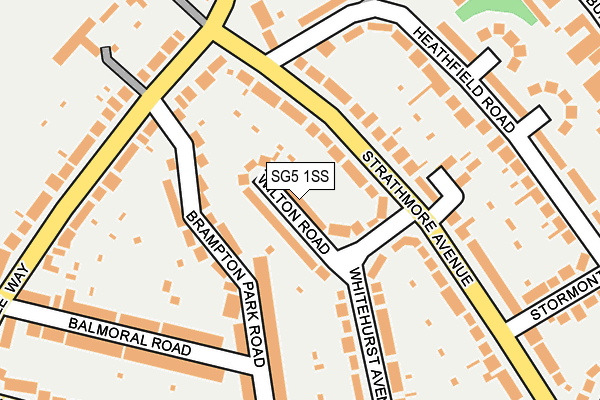 SG5 1SS map - OS OpenMap – Local (Ordnance Survey)